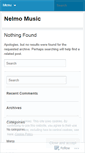 Mobile Screenshot of nelmomusic.wordpress.com