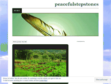 Tablet Screenshot of peacefulstepstones.wordpress.com