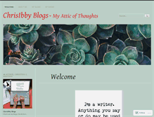 Tablet Screenshot of chrisibbyblog.wordpress.com