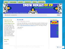 Tablet Screenshot of ninjasofsnow.wordpress.com