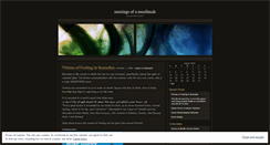 Desktop Screenshot of musingsofamuslimah.wordpress.com