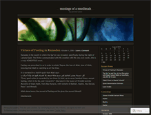 Tablet Screenshot of musingsofamuslimah.wordpress.com