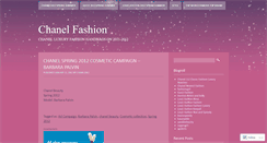 Desktop Screenshot of chanel2012.wordpress.com
