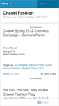 Mobile Screenshot of chanel2012.wordpress.com