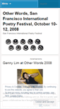 Mobile Screenshot of otherwords08.wordpress.com