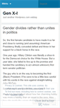 Mobile Screenshot of genxi.wordpress.com