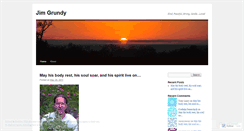Desktop Screenshot of jimgrundy.wordpress.com