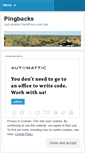 Mobile Screenshot of pingbacks.wordpress.com