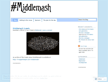 Tablet Screenshot of middlemash.wordpress.com