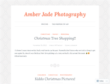 Tablet Screenshot of amberjadephotography.wordpress.com