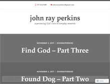 Tablet Screenshot of johnrayperkins.wordpress.com