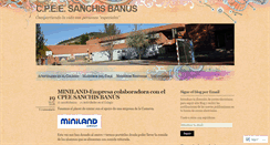 Desktop Screenshot of cpeesanchisbanus.wordpress.com