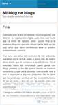 Mobile Screenshot of miblogdeblogs.wordpress.com