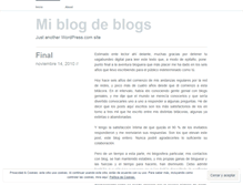 Tablet Screenshot of miblogdeblogs.wordpress.com