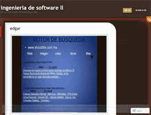 Tablet Screenshot of ingenieriadesoftware2.wordpress.com