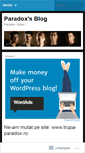 Mobile Screenshot of blogparadox.wordpress.com