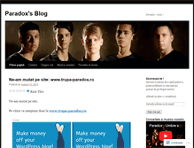 Tablet Screenshot of blogparadox.wordpress.com