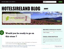 Tablet Screenshot of hotelsireland.wordpress.com