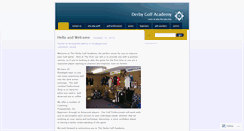 Desktop Screenshot of derbygolfacademy.wordpress.com