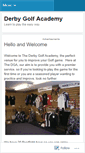 Mobile Screenshot of derbygolfacademy.wordpress.com