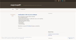 Desktop Screenshot of majorieqw91.wordpress.com