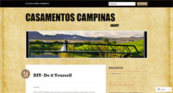 Desktop Screenshot of casamentoscampinas.wordpress.com