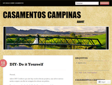Tablet Screenshot of casamentoscampinas.wordpress.com