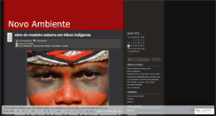 Desktop Screenshot of novoambiente.wordpress.com