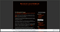 Desktop Screenshot of magicalforge.wordpress.com