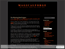Tablet Screenshot of magicalforge.wordpress.com