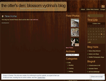 Tablet Screenshot of otterblossom.wordpress.com