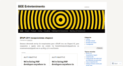 Desktop Screenshot of beeentretenimento.wordpress.com