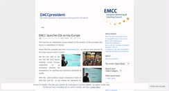 Desktop Screenshot of emccpresident.wordpress.com