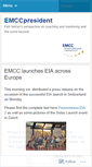 Mobile Screenshot of emccpresident.wordpress.com