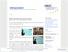 Tablet Screenshot of emccpresident.wordpress.com