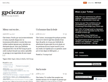 Tablet Screenshot of gpciczar.wordpress.com