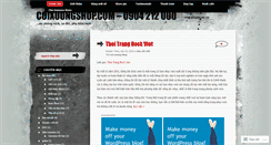 Desktop Screenshot of coixuongshop.wordpress.com