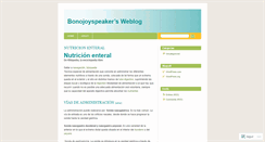 Desktop Screenshot of bonojoyspeaker.wordpress.com