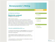 Tablet Screenshot of bonojoyspeaker.wordpress.com