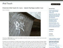 Tablet Screenshot of ipodtouchz.wordpress.com