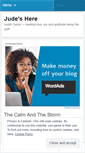 Mobile Screenshot of judeshere.wordpress.com