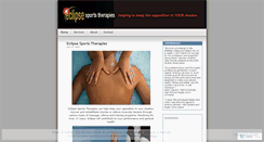 Desktop Screenshot of eclipsesportstherapies.wordpress.com