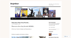 Desktop Screenshot of brightstarr.wordpress.com