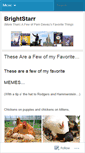 Mobile Screenshot of brightstarr.wordpress.com
