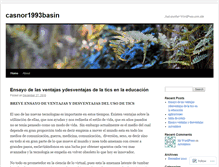 Tablet Screenshot of casnor1993basin.wordpress.com