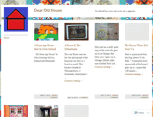 Tablet Screenshot of dearoldhouse.wordpress.com