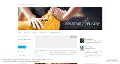 Desktop Screenshot of polestarpilates.wordpress.com