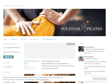 Tablet Screenshot of polestarpilates.wordpress.com