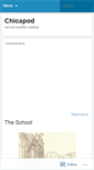 Mobile Screenshot of chicapod.wordpress.com