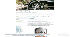 Desktop Screenshot of mustangcarage.wordpress.com